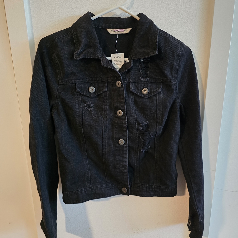 Highway Black Jean Jacket Classic Denim Style